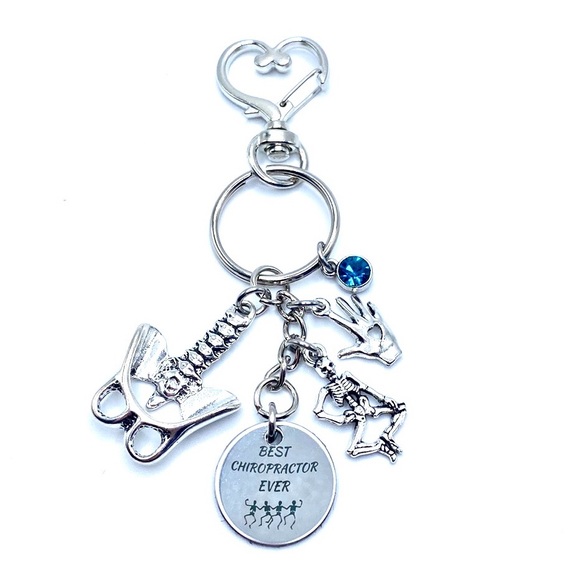 Chiropractor Keychain Bag Charm - Picture 5 of 7